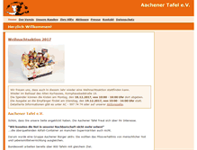 Tablet Screenshot of aachener-tafel.de